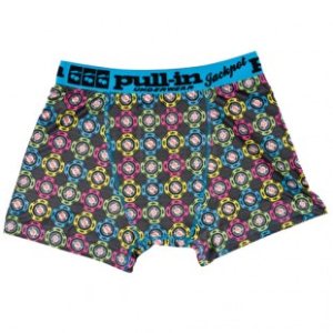 Pull In Underwear | Pull-In Fashion Lycra Boxer - Chips