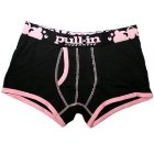 Pull In Underwear | Pull-In Shorty Cotton Pants - Black12