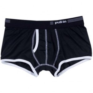 Pull In Underwear | Pull-In Shorty Cotton Pants - Black14