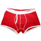 Pull In Underwear | Pull-In Shorty Cotton Pants - Red