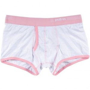 Pull In Underwear | Pull-In Shorty Cotton Pants - White13