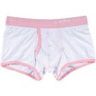 Pull In Underwear | Pull-In Shorty Cotton Pants - White13