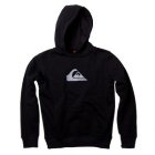 Quiksilver Hoodie | Quiksilver Hood Rib Corporate Logo Youth Hoody - Black