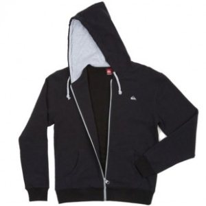 Quiksilver Hoody | Quiksilver Contrast Zip Hoody 12 - Black
