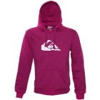 Quiksilver Hoody | Quiksilver Corporate Logo Zip Hoody - Berry