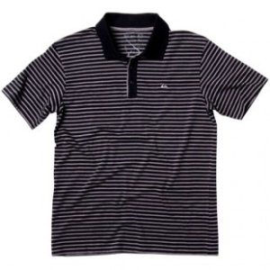 Quiksilver Polo Shirt | Quiksilver Rollercoaster Polo Shirt - Black