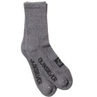 Quiksilver Socks | Quiksilver Highsocks 3 Pack - Medium Grey Heather