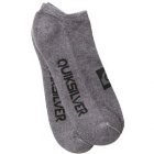 Quiksilver Socks | Quiksilver Invisible Socks 3 Pack - Medium Grey Heather