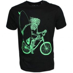 Quiksilver T-Shirt | Quiksilver Basic Bike Bones T Shirt - Black