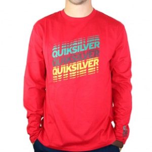 Quiksilver T-Shirt | Quiksilver Basic Cheesecake Ls T Shirt - Quik Red