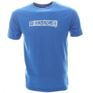 Quiksilver T-Shirt | Quiksilver Basic Corporate Lettering T Shirt - Royal