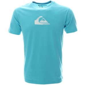 Quiksilver T-Shirt | Quiksilver Basic Corporate Logo T Shirt - Blackies Blue