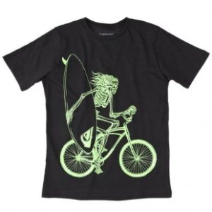 Quiksilver T-Shirt | Quiksilver Bike Bones Youth T Shirt - Black