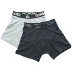 Quiksilver Underwear | Quiksilver Imposter 2 Pack Boxers 12 - Black Grey