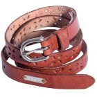 Roxy Belt | Roxy Terracota Leather Belt - Camel