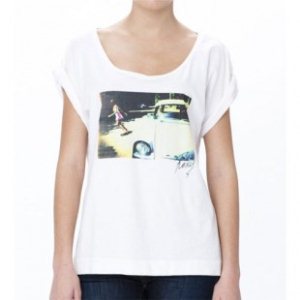 Roxy T Shirt | Roxy Golden Land Vintage Sk8 T Shirt - White
