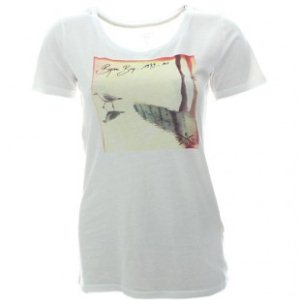 Roxy T Shirt | Roxy Good Looking Flag T Shirt - Byron Bay ~ White