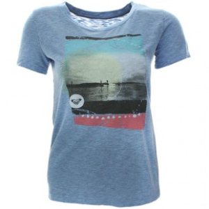Roxy T Shirt | Roxy Good Looking Later Dude T-Shirt - Periwinkle