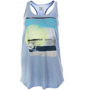 Roxy Vests | Roxy Racer Tank Green Later Dude - Periwinkle