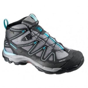 Salomon Shoes | Salomon Xtiana Mid Gtx Womens Shoes - Pewter Asphalt Aqua Tint