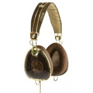 Skull Candy | Skullcandy Aviator Headphones - Brown Gold