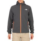 The North Face Jacket | North Face Nimble Hoodie - Asphalt Grey Monarch Orange