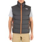 The North Face Jacket | North Face Nuptse 2 Vest - Asphaly Grey W Monarch Orange