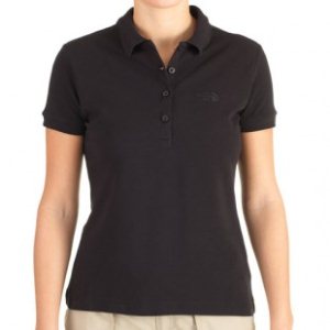 The North Face Polo Shirt | North Face Womens Piquet Polo Shirt - Tnf Black