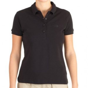 The North Face Polo Shirt | North Face Womens Piquet Polo Shirt - Tnf Black