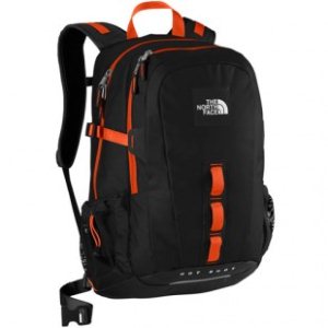 The North Face Rucksack | North Face Base Camp Hot Shot Backpack - Tnf Black Monarch Orange