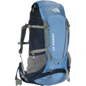 The North Face Rucksack | North Face Terra 55 Womens Backpack - Shoreline Blue