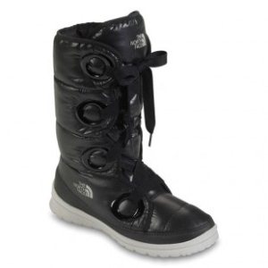 The North Face Shoes | North Face Womens Destiny Down Boot - Shiny Black ~ Moonlight Ivory