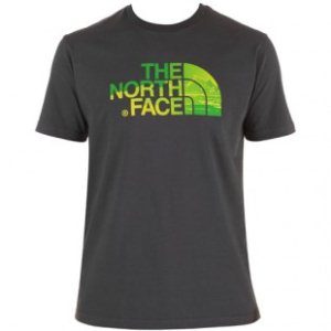 The North Face T Shirt | North Face Mountain Silhouette T Shirt - Asphalt Grey