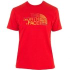 The North Face T Shirt | North Face Mountain Silhouette T Shirt - Tnf Red