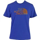 The North Face T Shirt | North Face Mountain Silhouette T Shirt - Ultramarine Blue