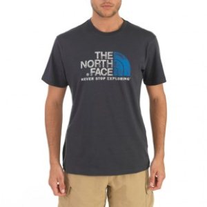 The North Face T Shirt | North Face Rust T Shirt - Asphalt Grey Vap Gr