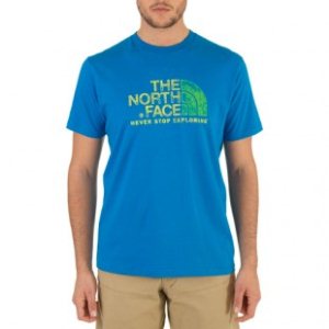 The North Face T Shirt | North Face Rust T Shirt - Athens Blue