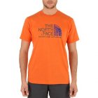 The North Face T Shirt | North Face Rust T Shirt - Monarch Orange