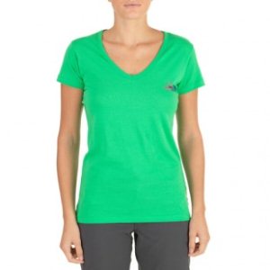 The North Face T Shirt | North Face Tropical Logo Womens T Shirt - Mojito Green