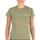 The North Face T-Shirt | North Face Womens Embroidered Logo T Shirt - Grecian Green