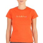 The North Face T-Shirt | North Face Womens Embroidered Logo T Shirt - Juicy Red