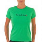 The North Face T-Shirt | North Face Womens Embroidered Logo T Shirt - Mojito Green