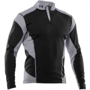 Under Armour | Under Armour Cg Fitted Hybrid Wind Block - Black Aluminum