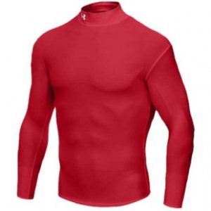 Under Armour | Under Armour Coldgear Long Sleeve Mock - Red