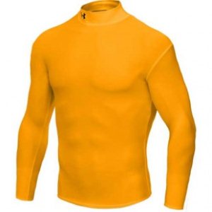 Under Armour | Under Armour Coldgear Long Sleeve Mock - Steeltown Gold