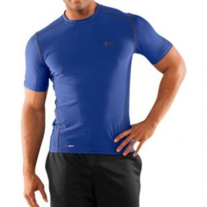 Under Armour | Under Armour Hg Fitted Base Ss Crew - Royal Charcoal