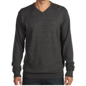 Vans Sweater | Vans Core Basic V Neck Jumper - Midnight Heather