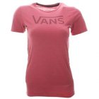 Vans T Shirt | Vans Allegiance Womens T-Shirt - Earth Red