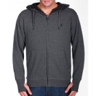 Volcom Hoody | Volcom Da Standard Sherpa Lined Hoodie - Dark Grey Heather