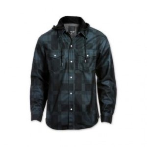 Volcom Hoody | Volcom Dallas Flannel Hoodie - Black